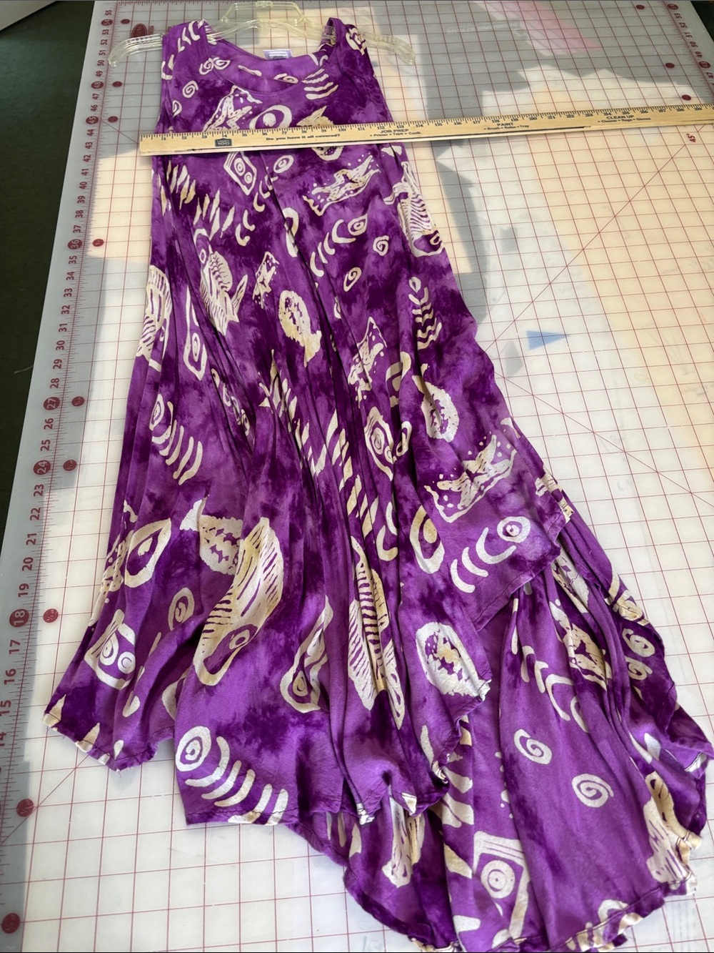 India Boutique Purple Printed Sleeveless Maxi Dress - Picture 3 of 5